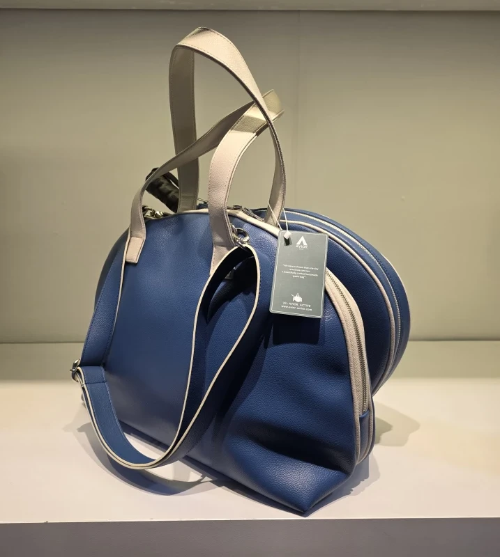Avior Active Madrid Leather Blue Padel Bag