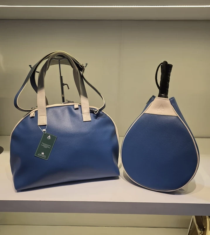 Avior Active Madrid Leather Blue Padel Bag