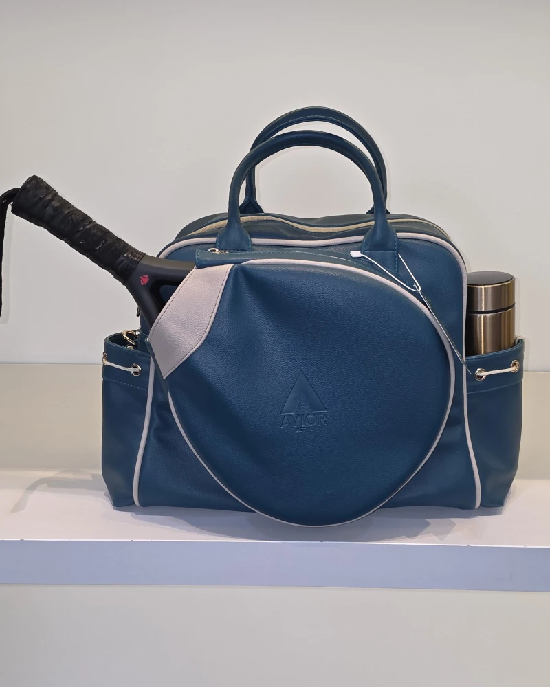 Avior Active Milan Leather Blue Padel Bag