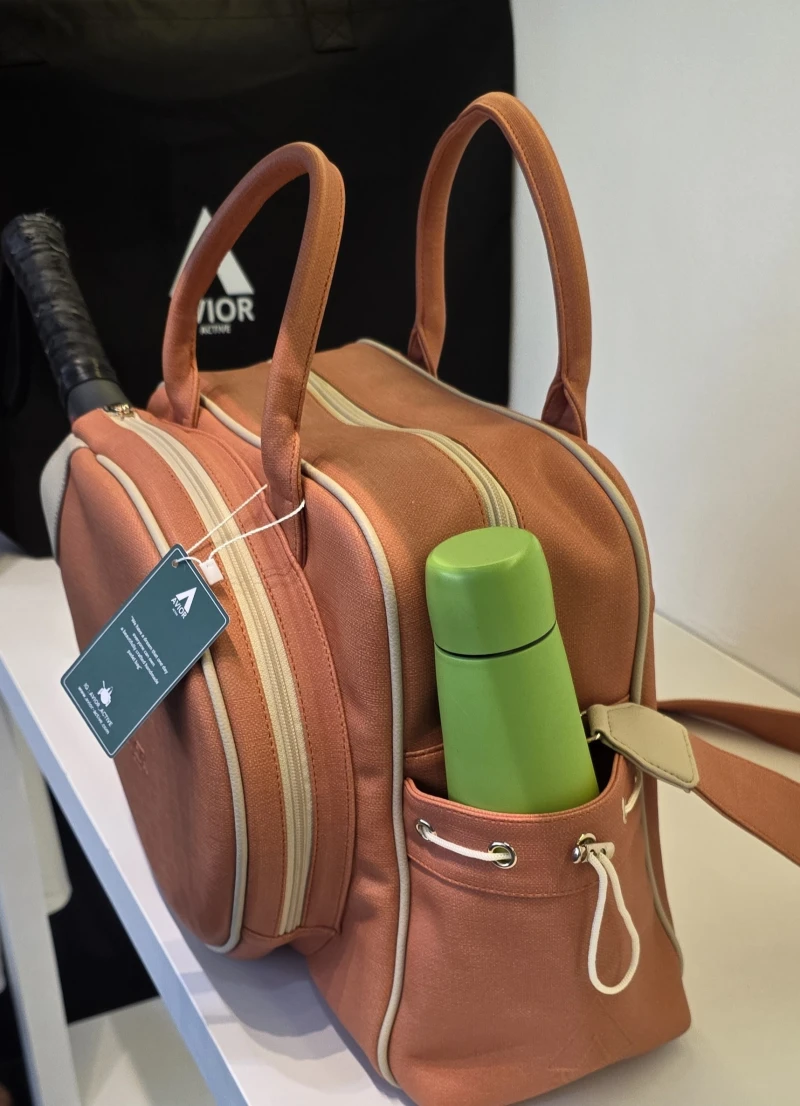 Avior Active Milan Leather Orange Padel Bag