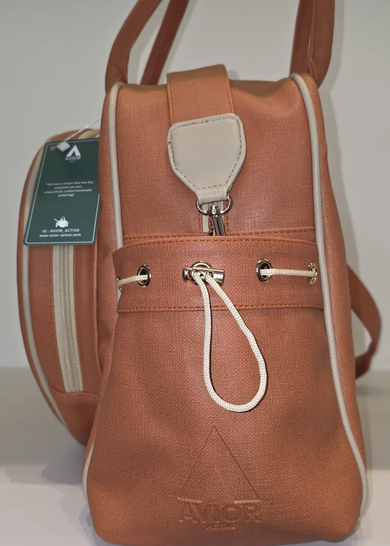 Avior Active Milan Leather Orange Padel Bag